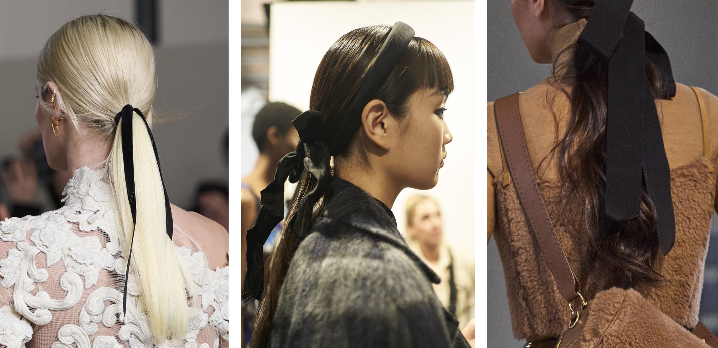 AW/23 Catwalk Inspiration: Black Ribbons
