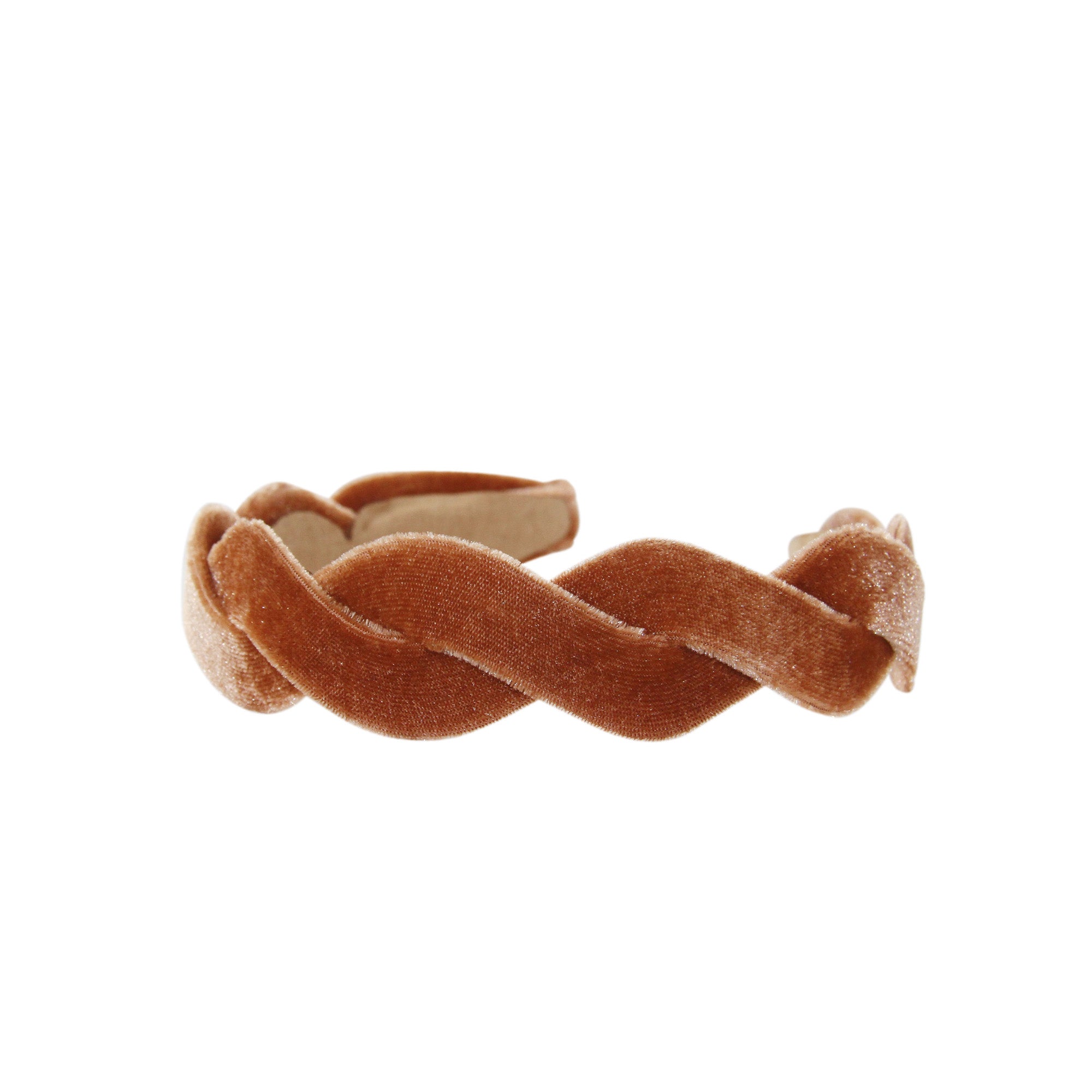 Caramel Velvet Wave Headband