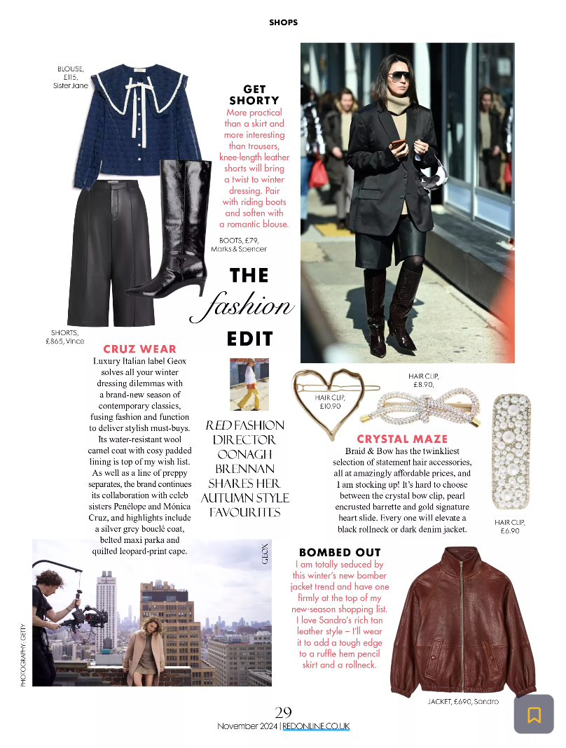 Gold Heart Hair Clip