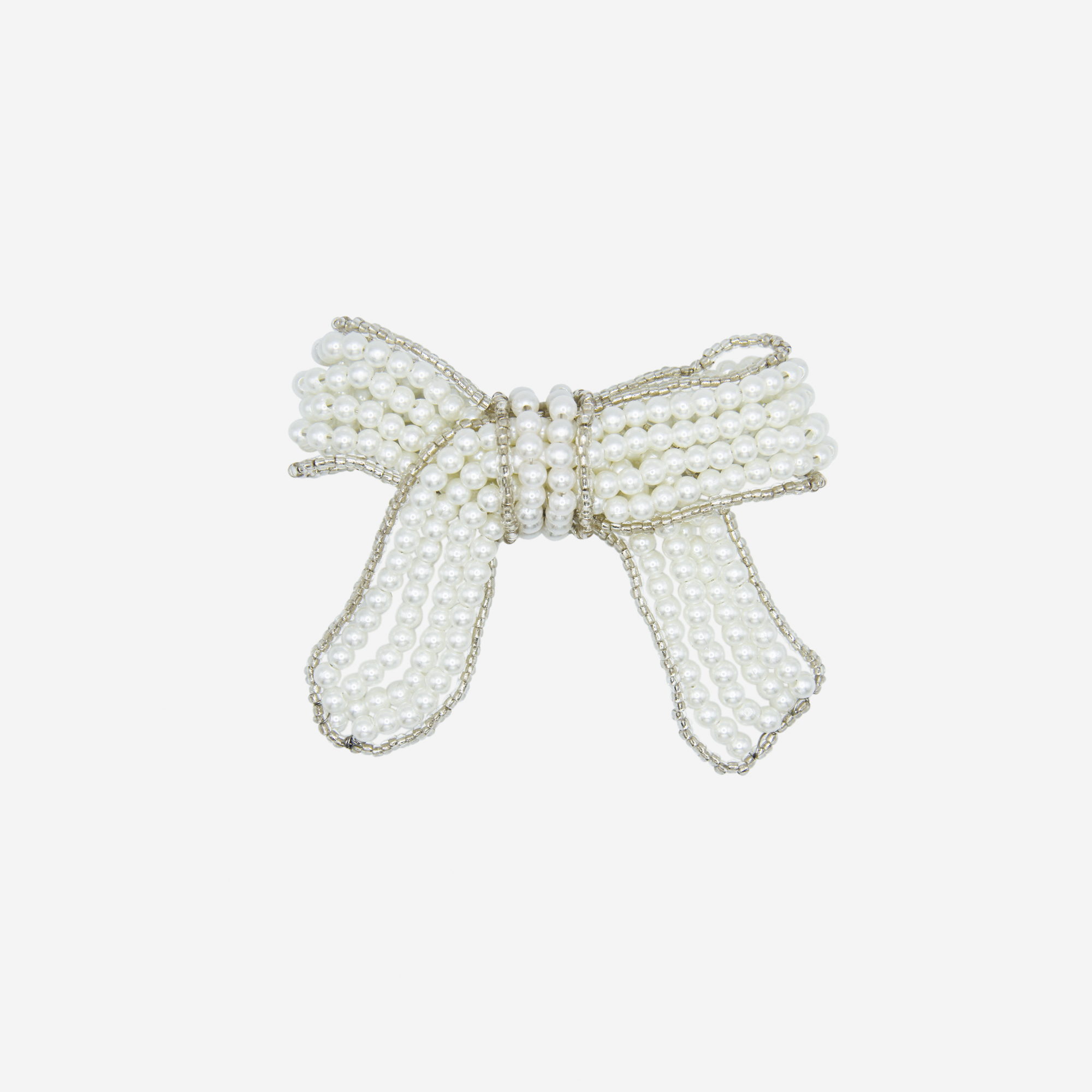 Beaded Pearl Hair Barrette