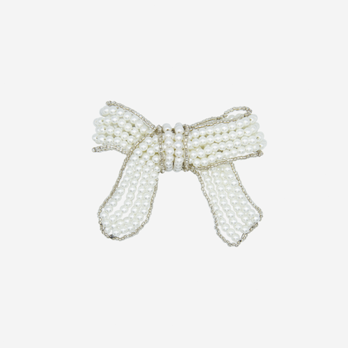 Beaded Pearl Hair Barrette