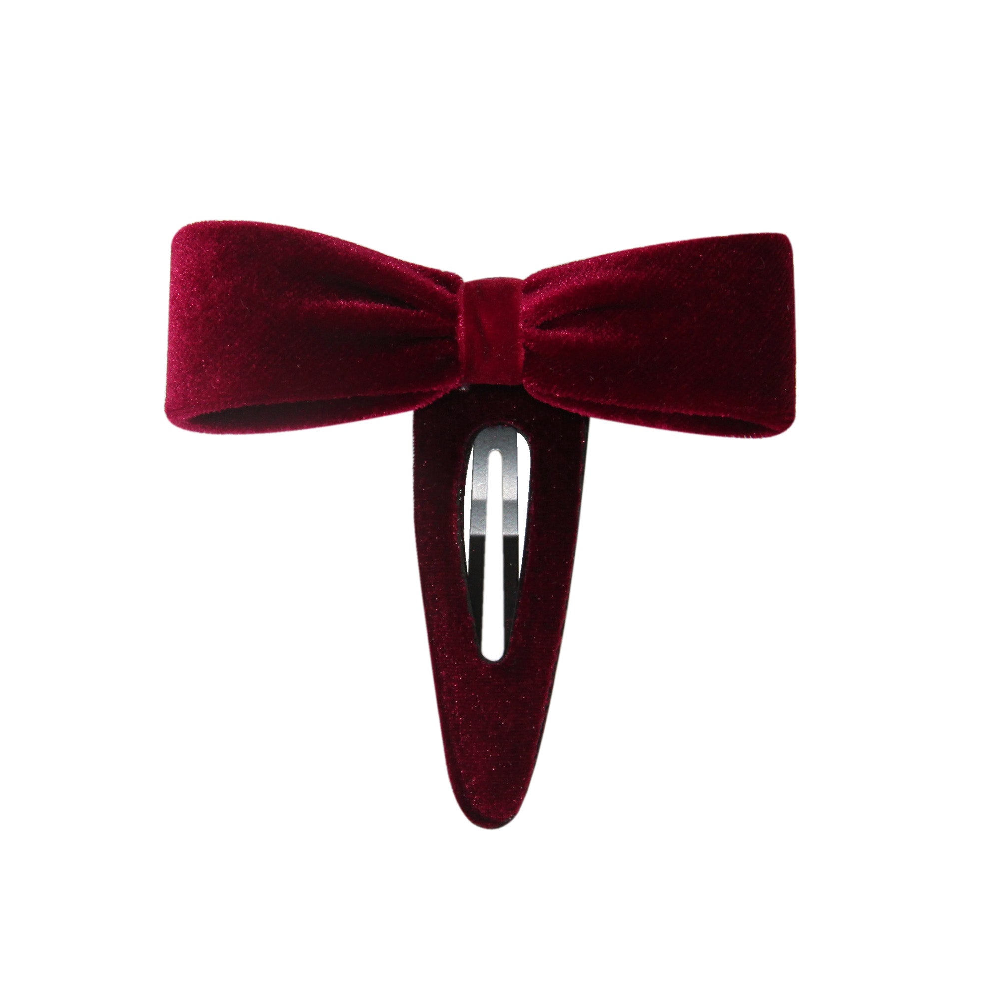 Red Velvet Bow Hair Clip