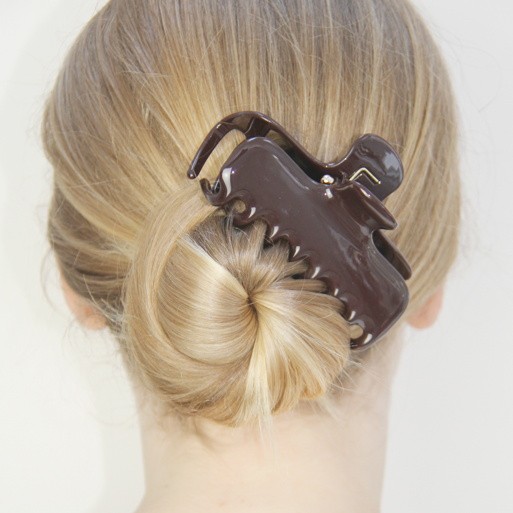 Large Chocolate Brown Hair Claw