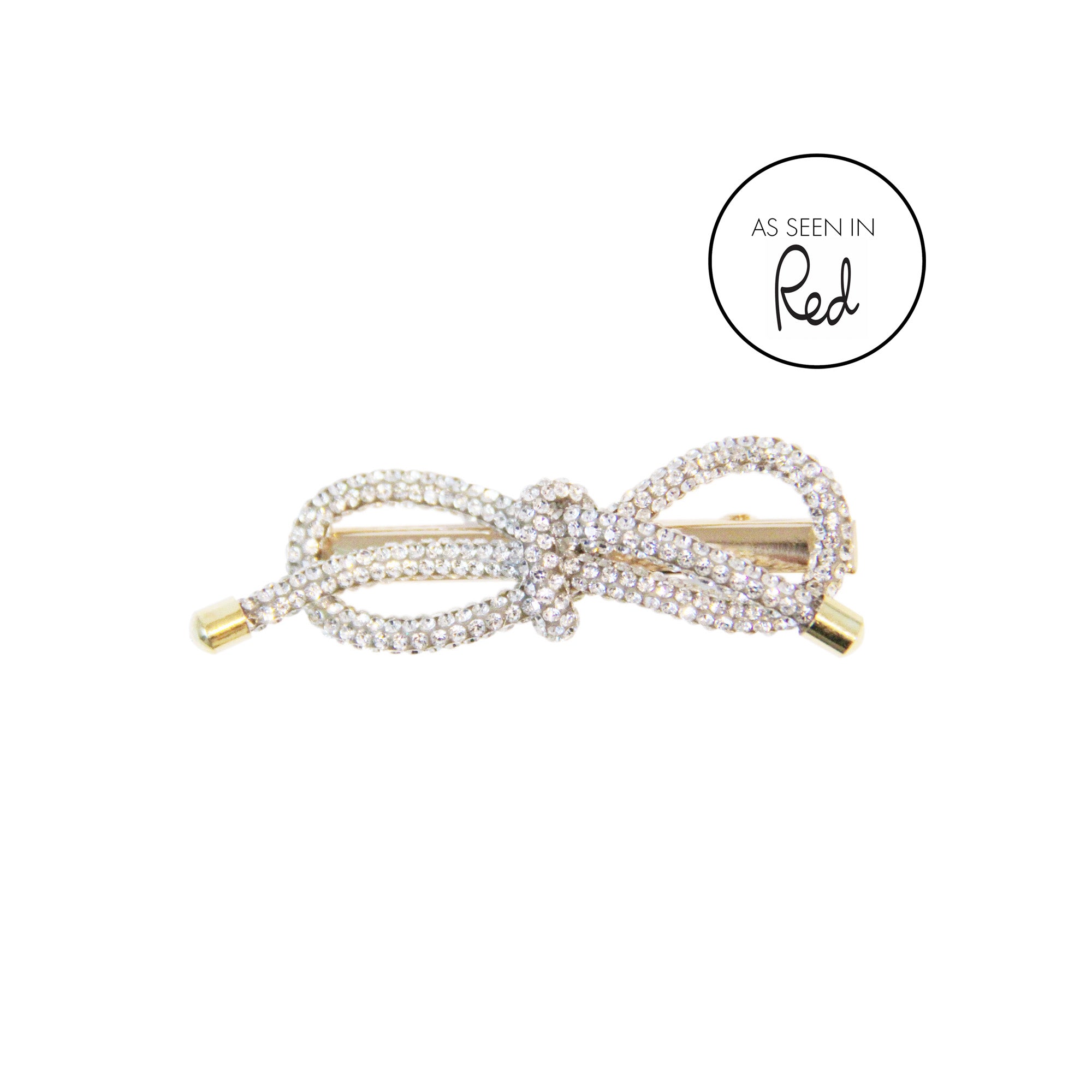 Crystal Bow Hair Clip