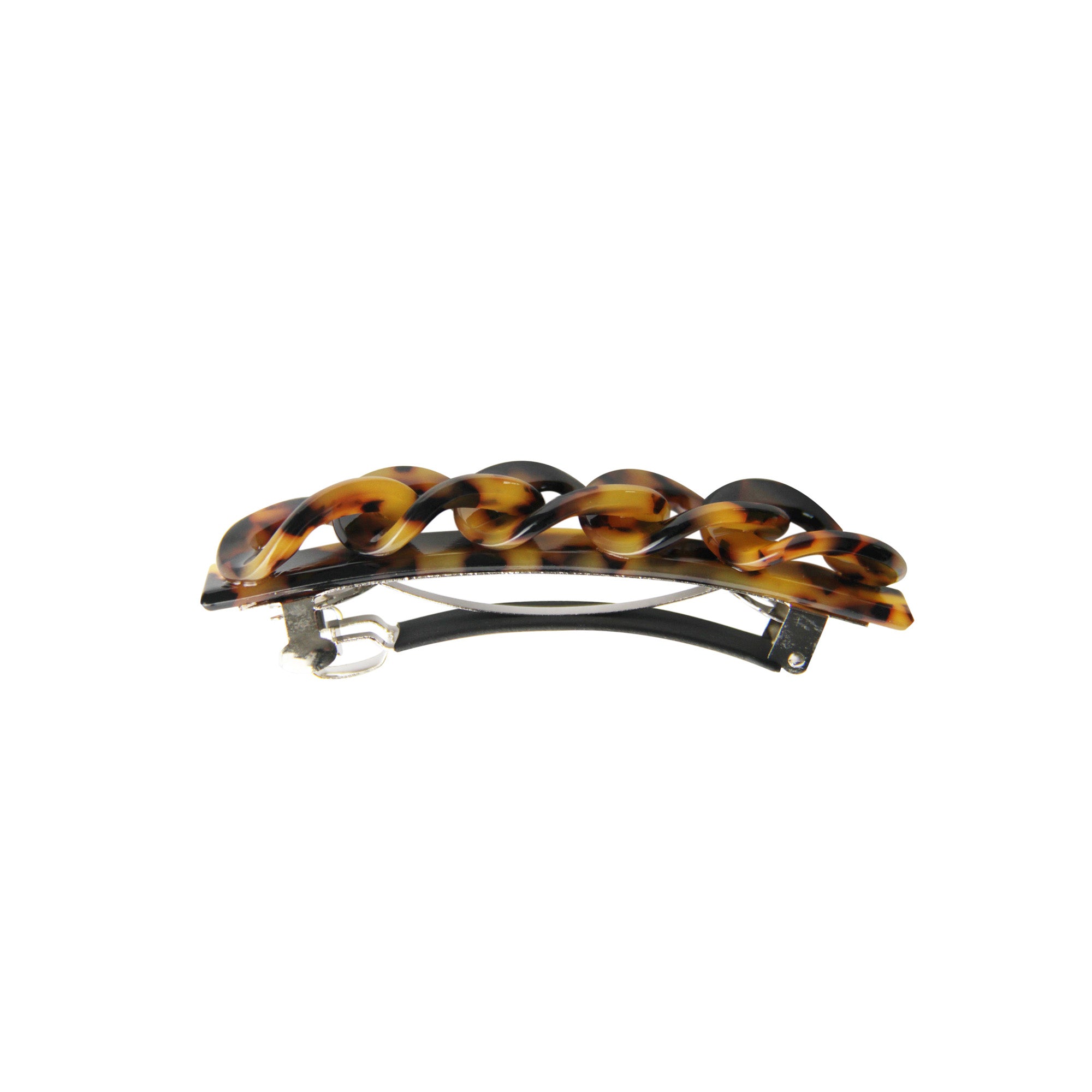 Tortoiseshell Link Hair Barrette