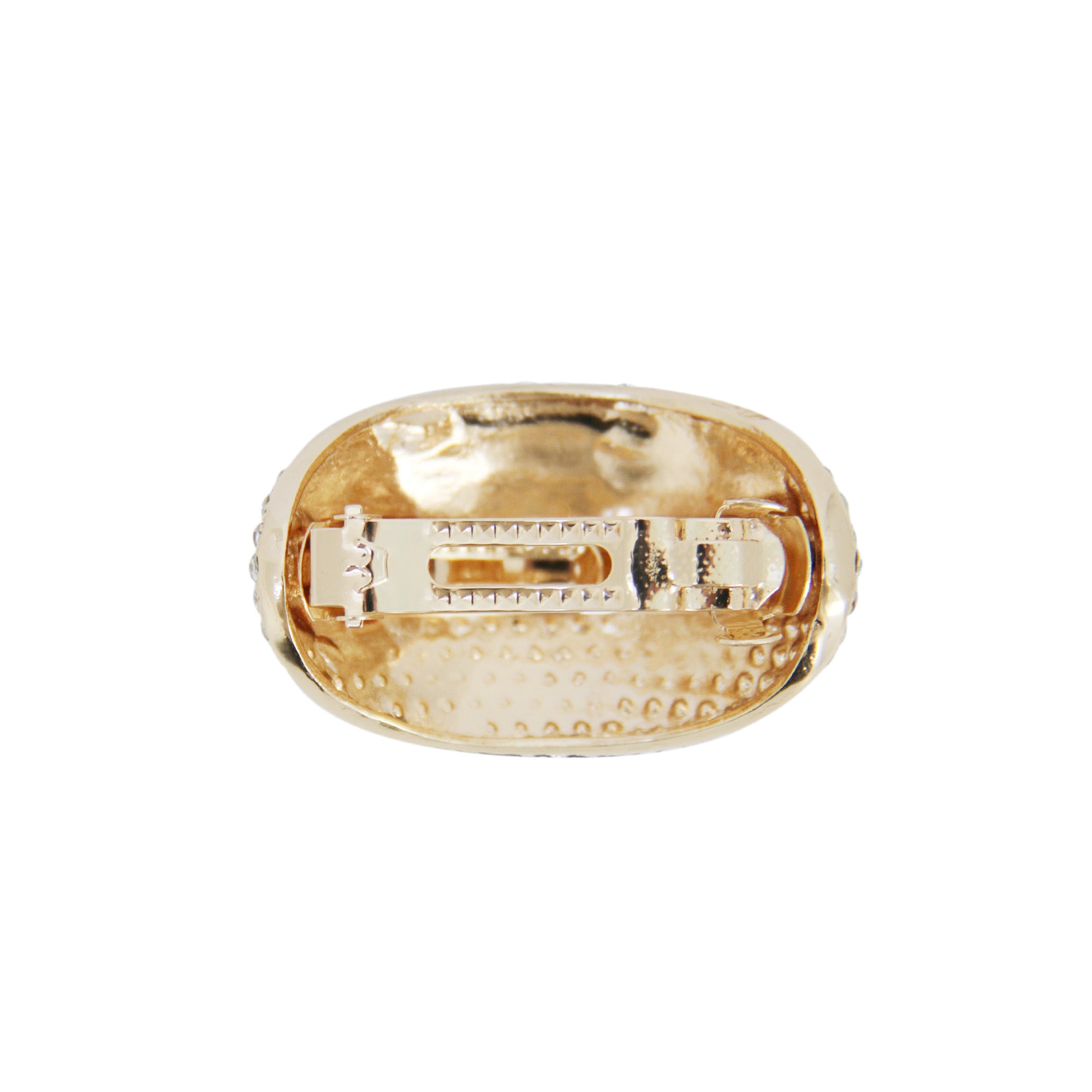 Crystal Pave Gold Ponytail Holder