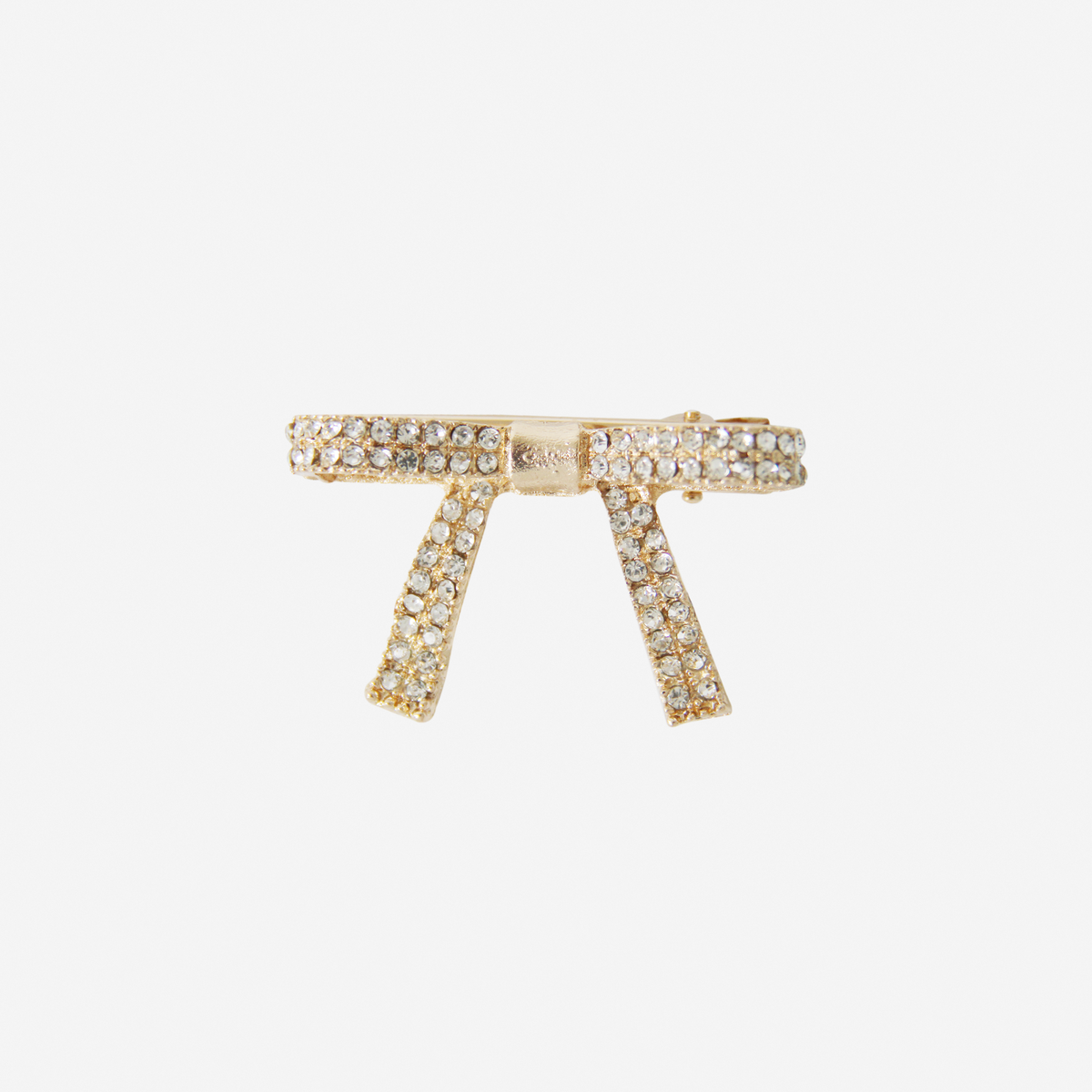 Crystal Pave Bow Hair Clip