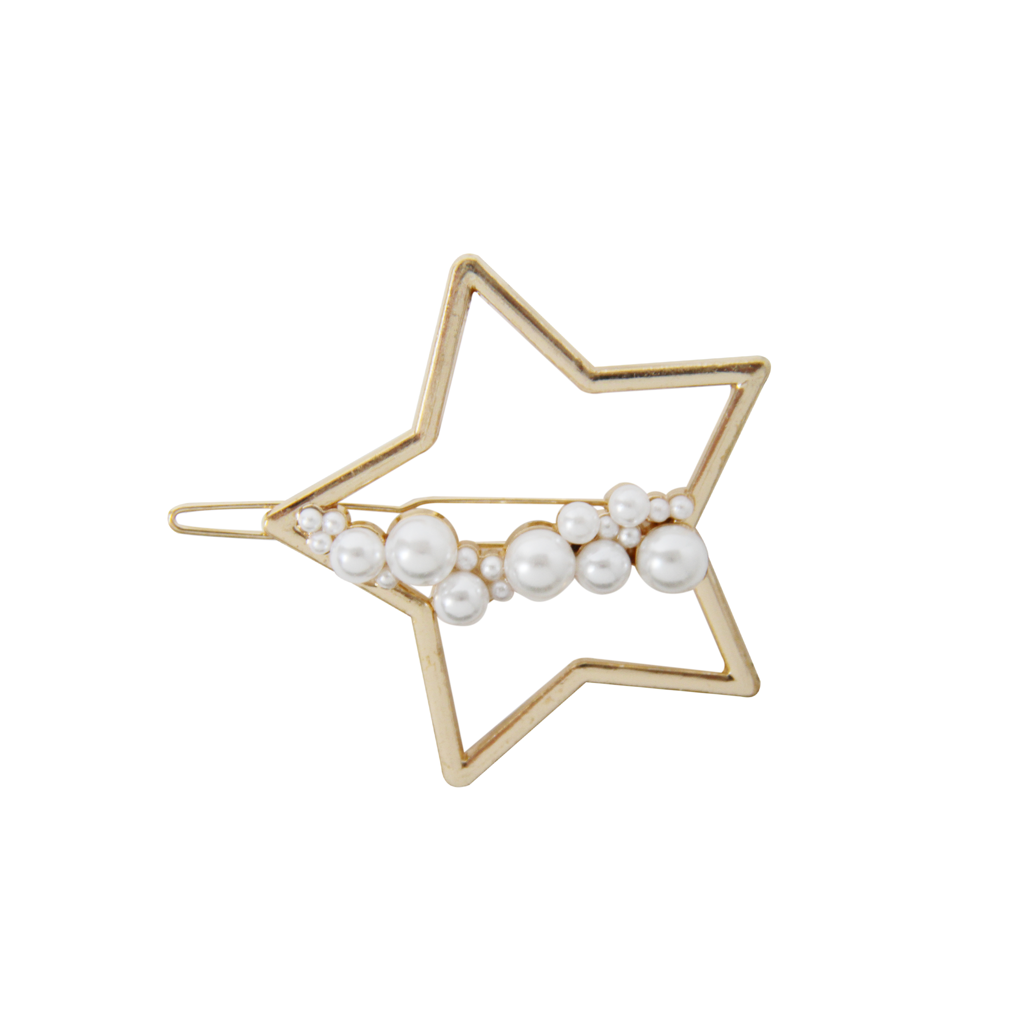 Gold Star Hair Clip