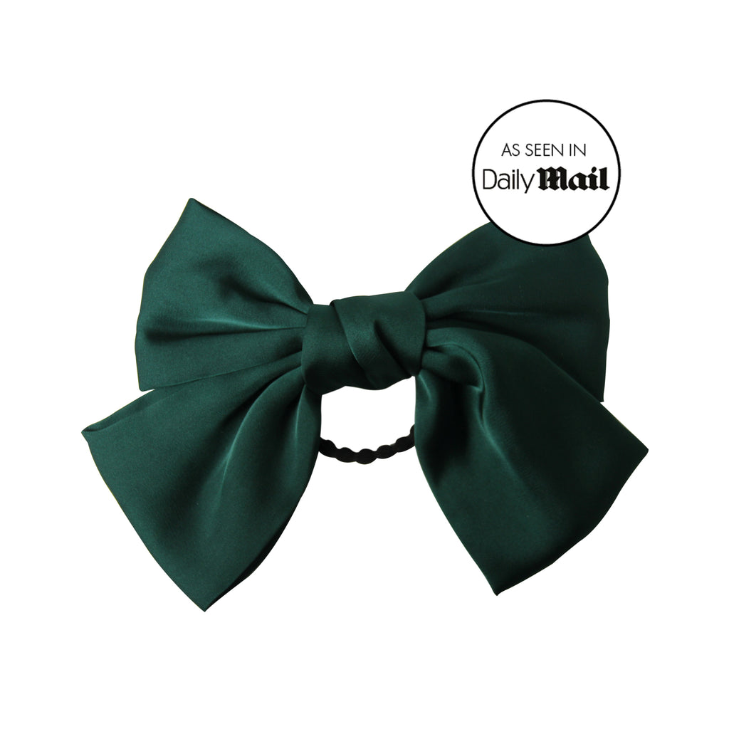 Green Hair Bow