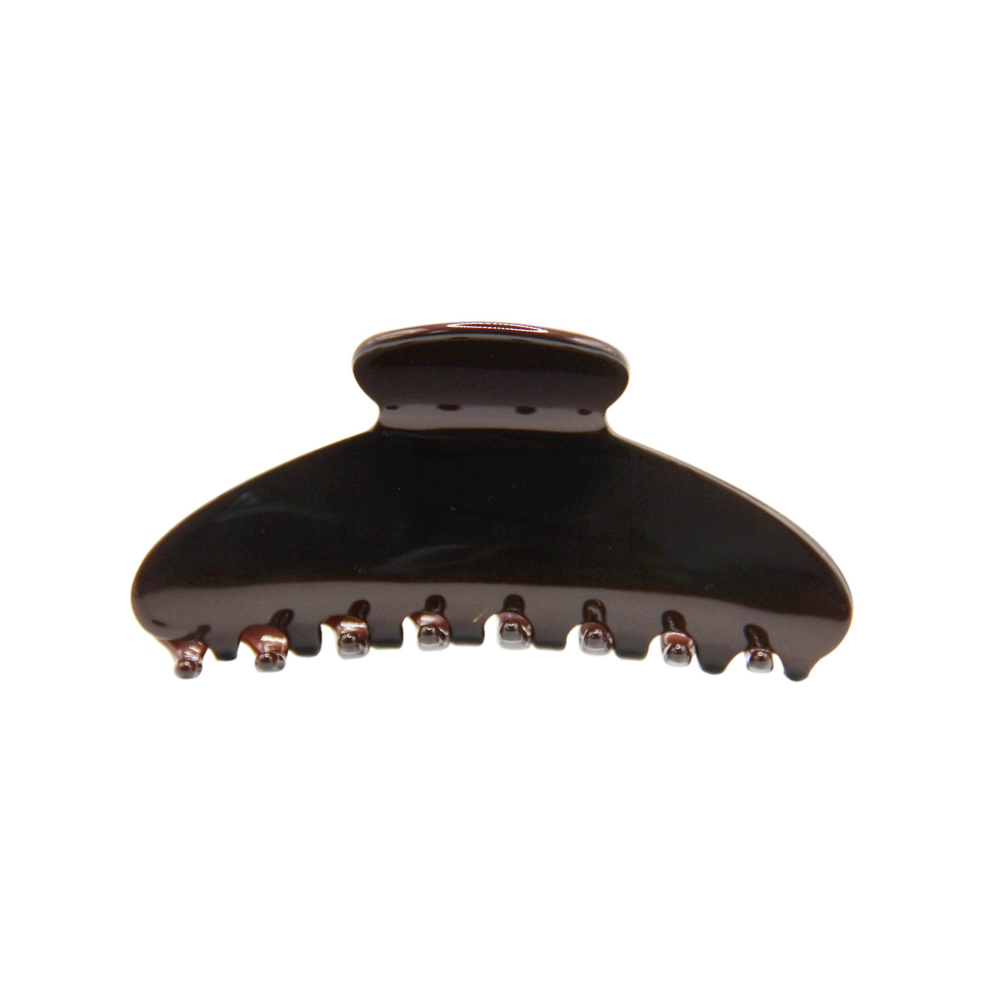 Chocolate Brown Hair claw on a white background