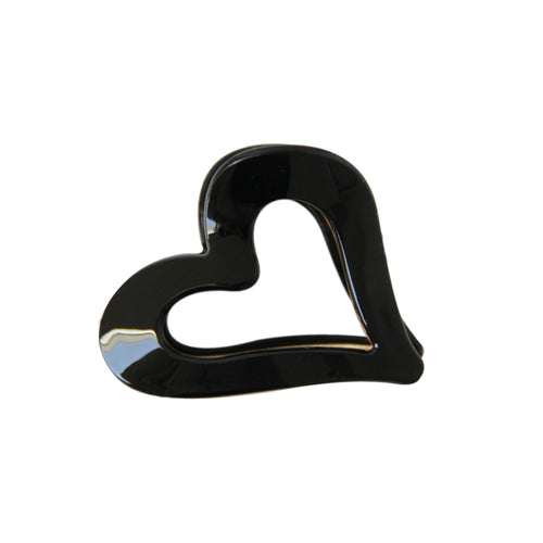 Back Heart Medium Hair Claw