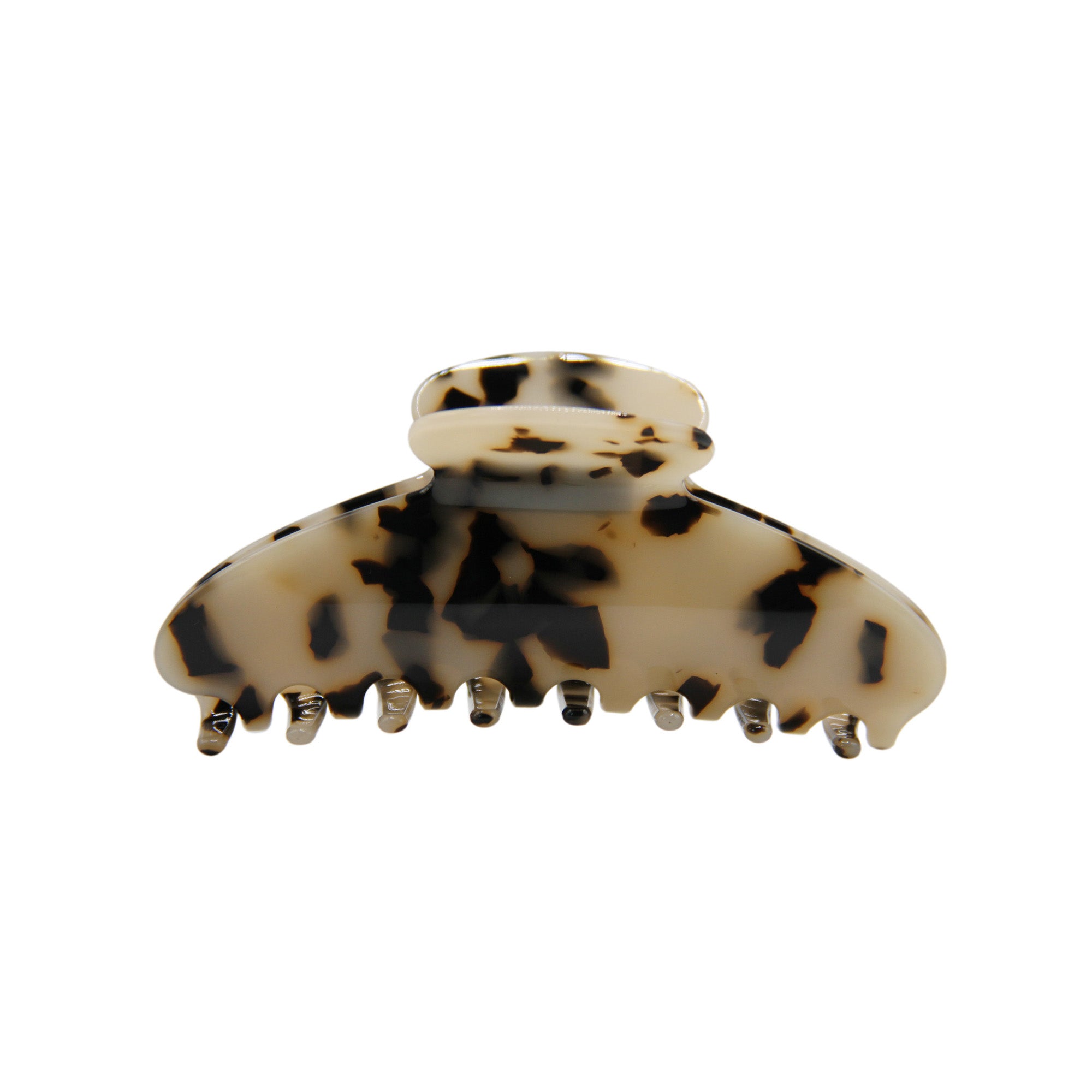 Light Tortoiseshell hair claw on a white background