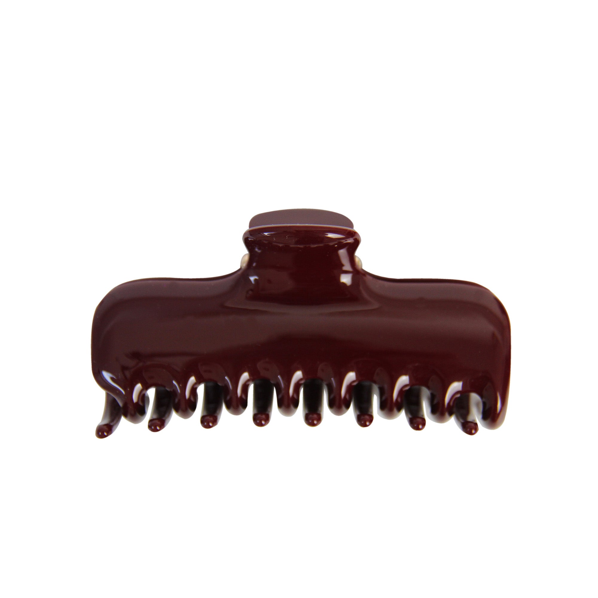 Large Burgundy Hair Claw