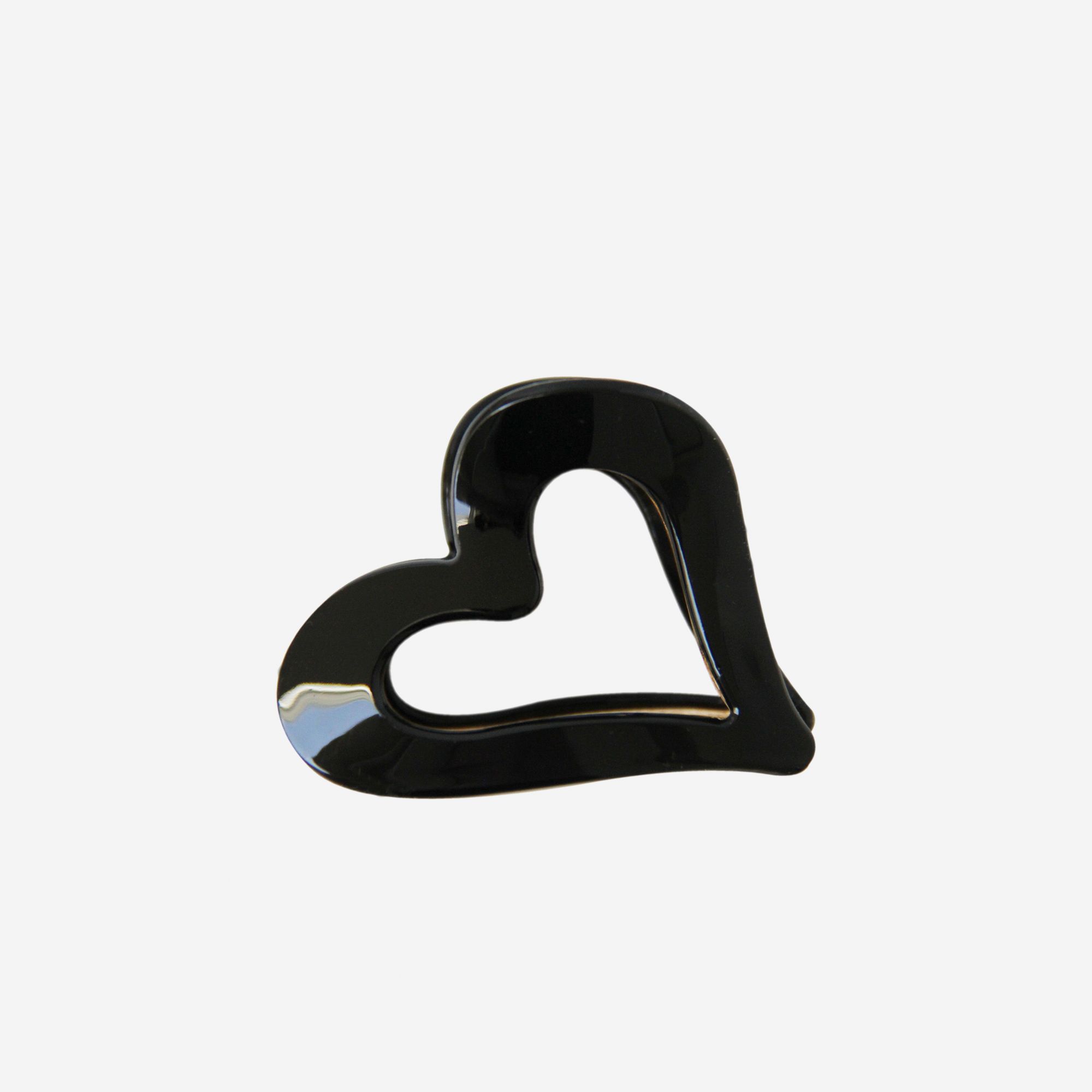 Back Heart Medium Hair Claw