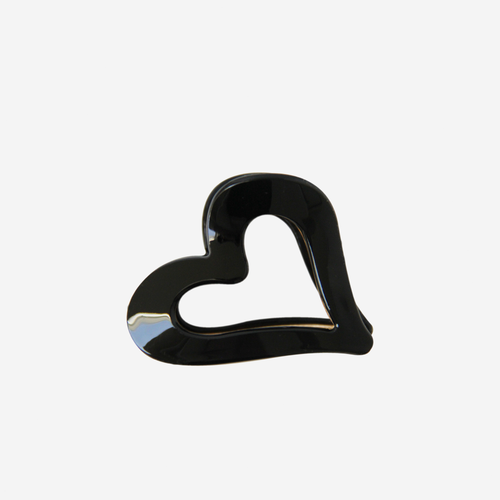 Back Heart Medium Hair Claw