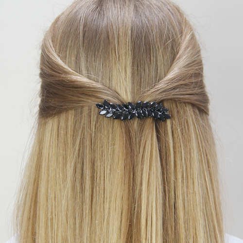 Crystal Bow Hair Clip - elegant sparkly hair accessory | Braid Crystal Bow Hair Clip - elegant sparkly hair accessory | Braid