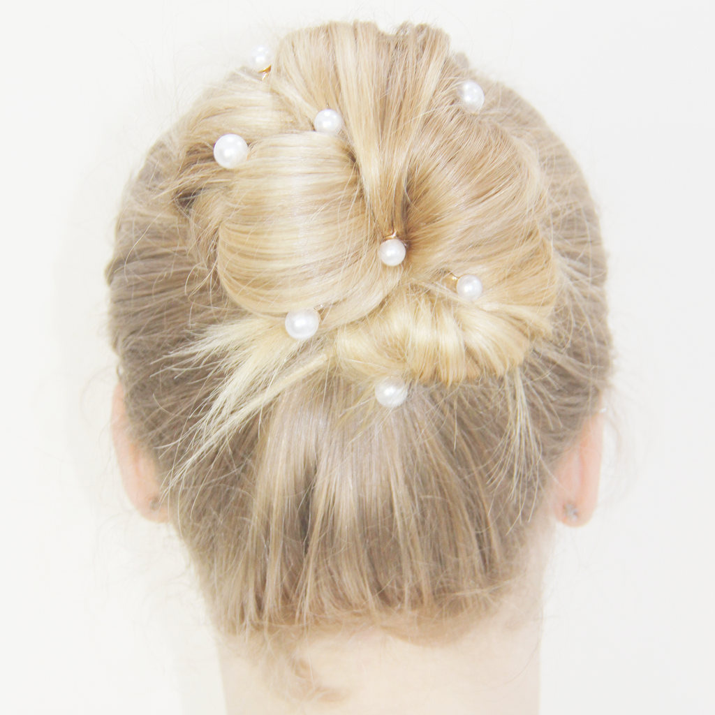 Set of 4 Pearl Hair Pins