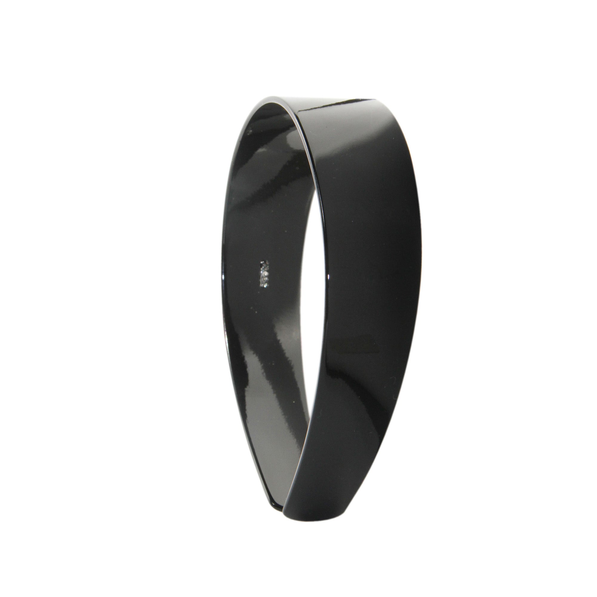 Black Resin Wide Hairband