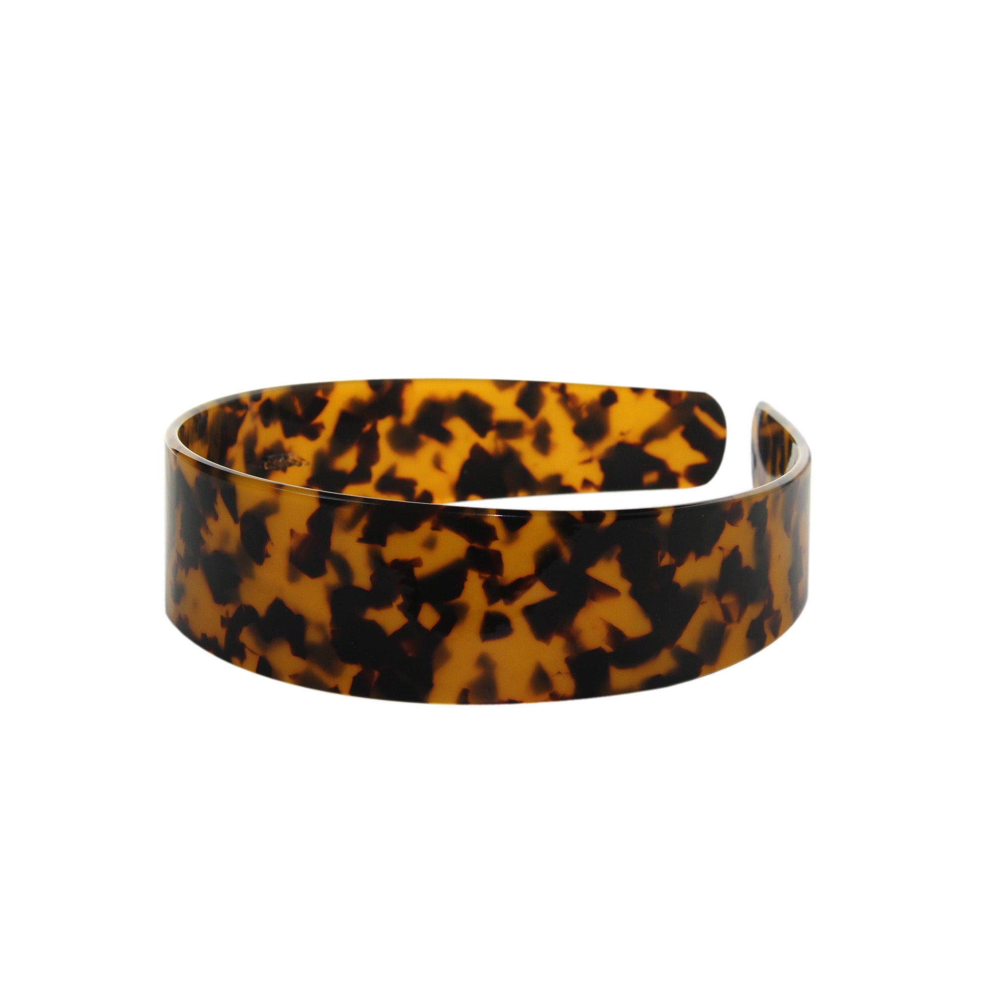 Dark Tortoiseshell Wide Hairband