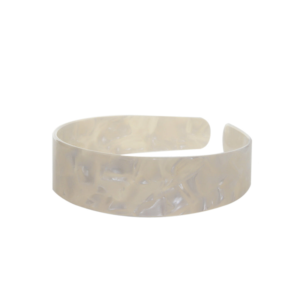 Mother of Pearl Resin Wide Hairband