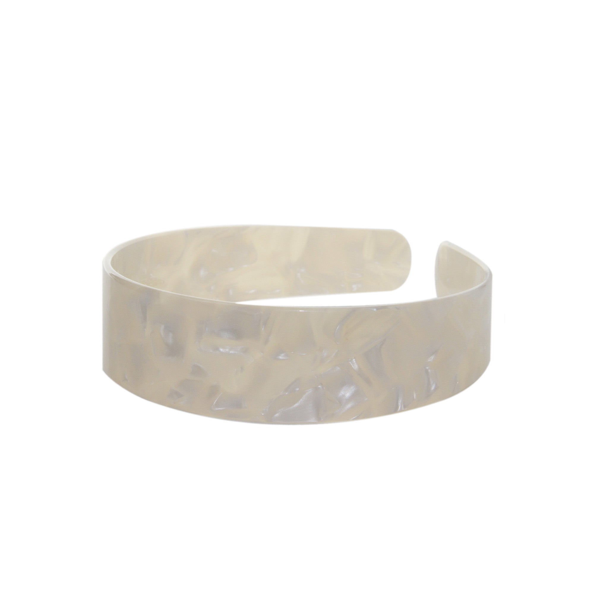 Mother of Pearl Resin Wide Hairband
