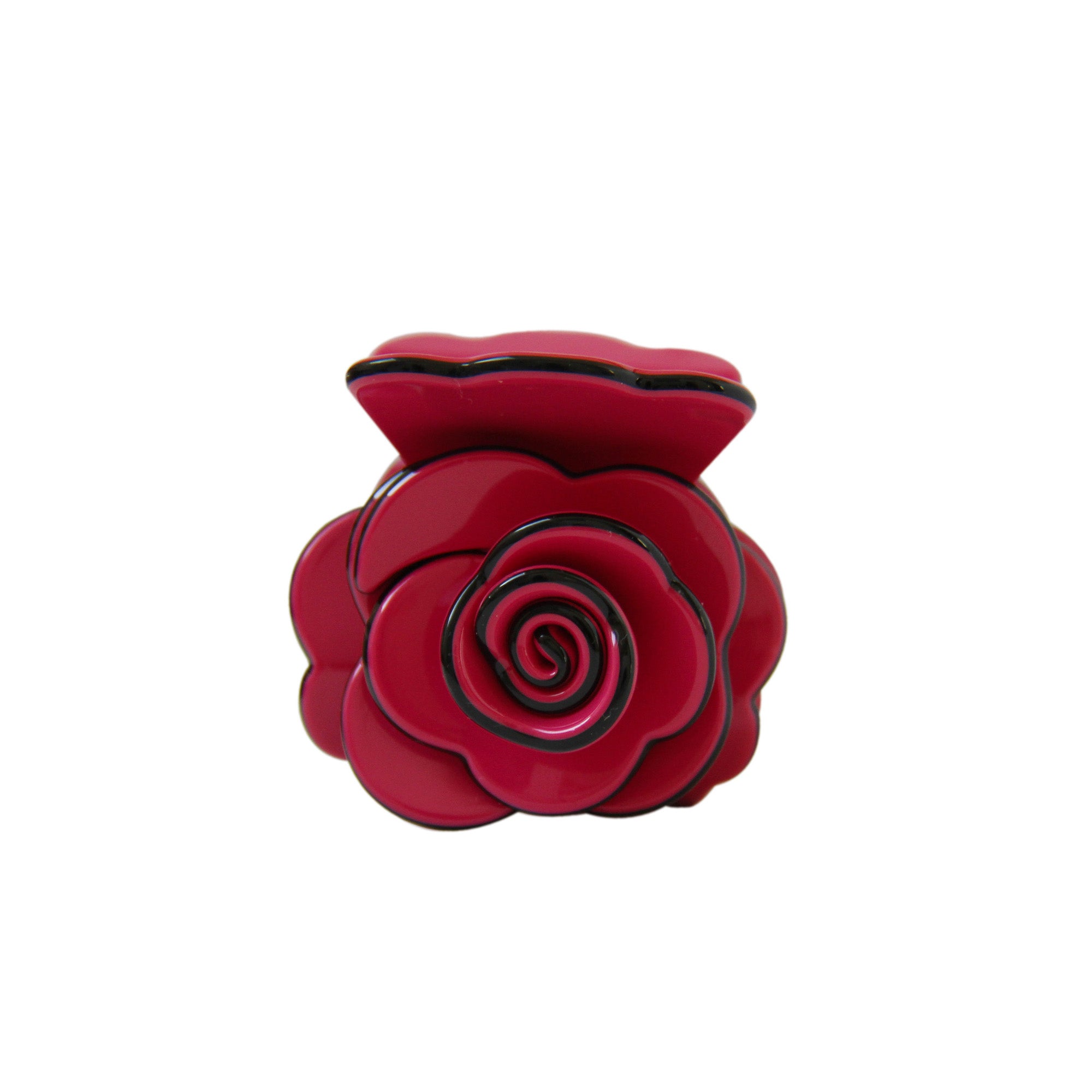 Crimson Rose Hair Claw