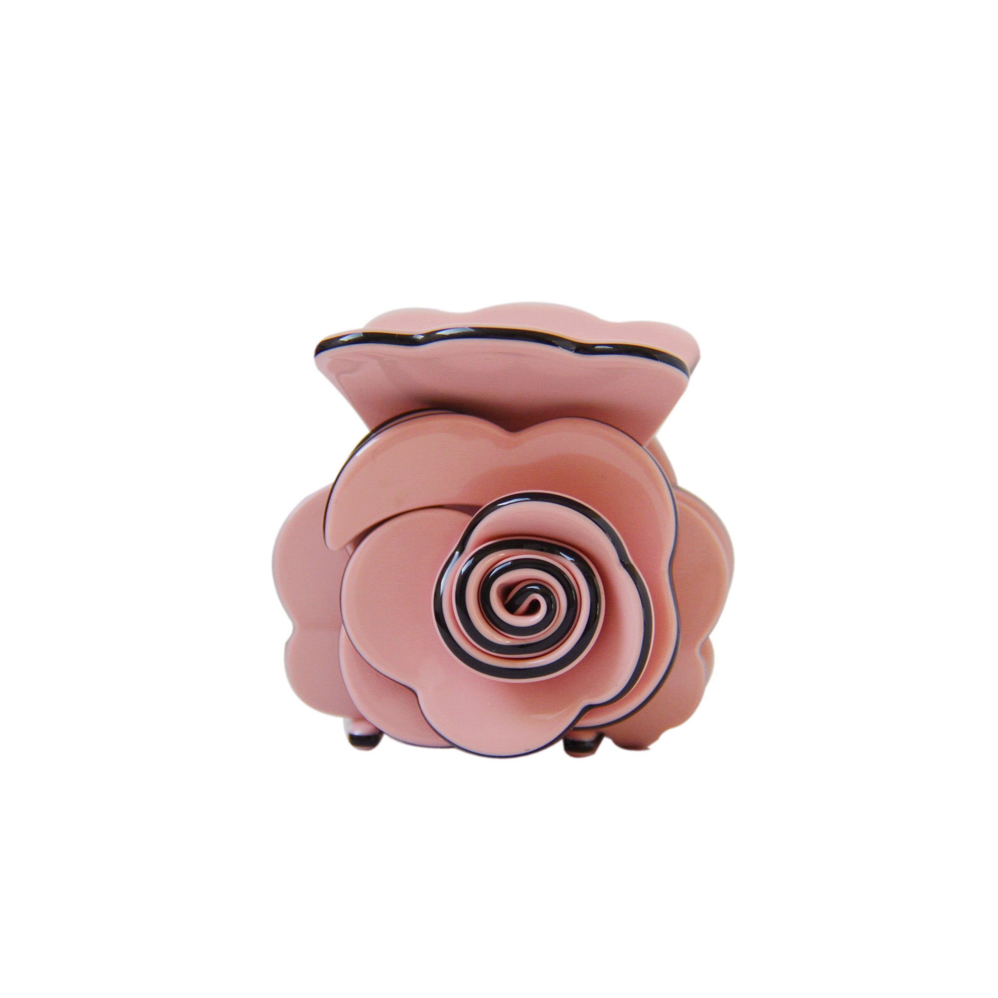 Pink Rose Hair Claw
