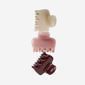 Set of 3 Berry Mix Medium Hair Claws