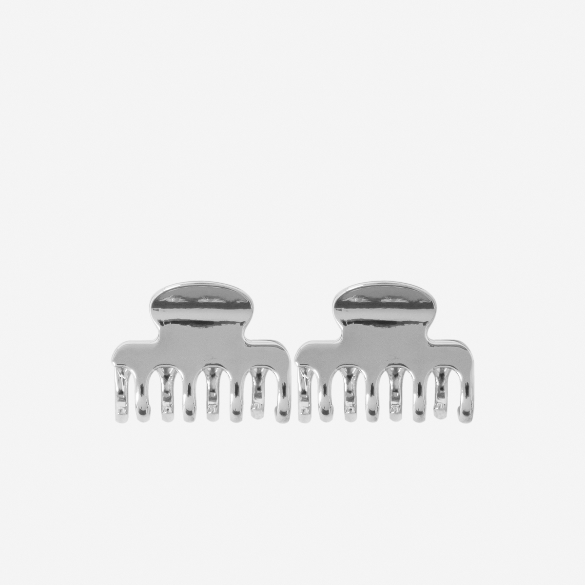Set of 2 Silver Hair Claws