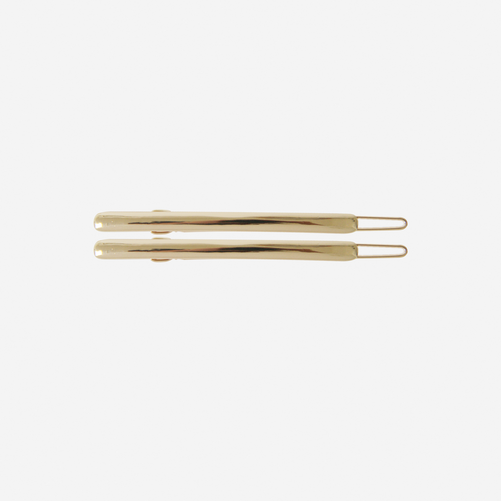 Set of 2 Gold Hair Clips