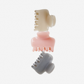 Set of 3 Pastel Medium Hair Claws
