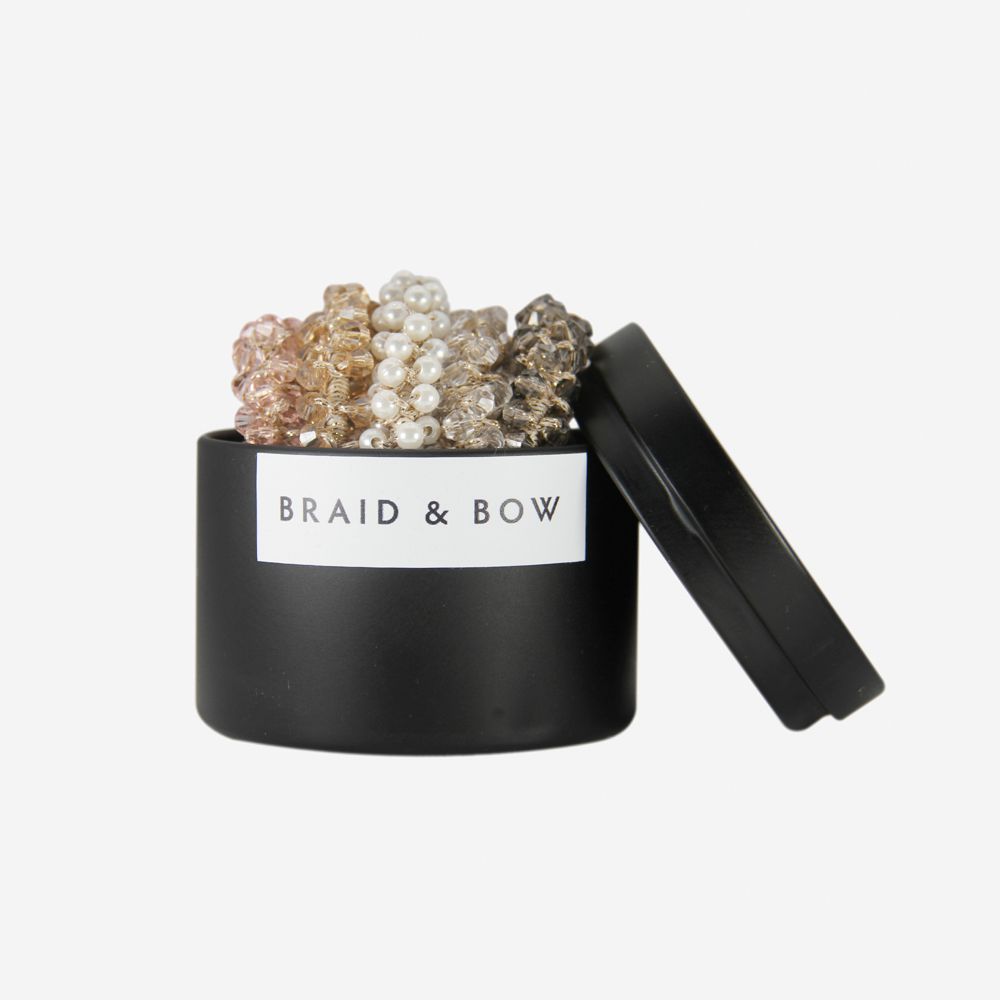 Set of 5 Beaded Hair Ties