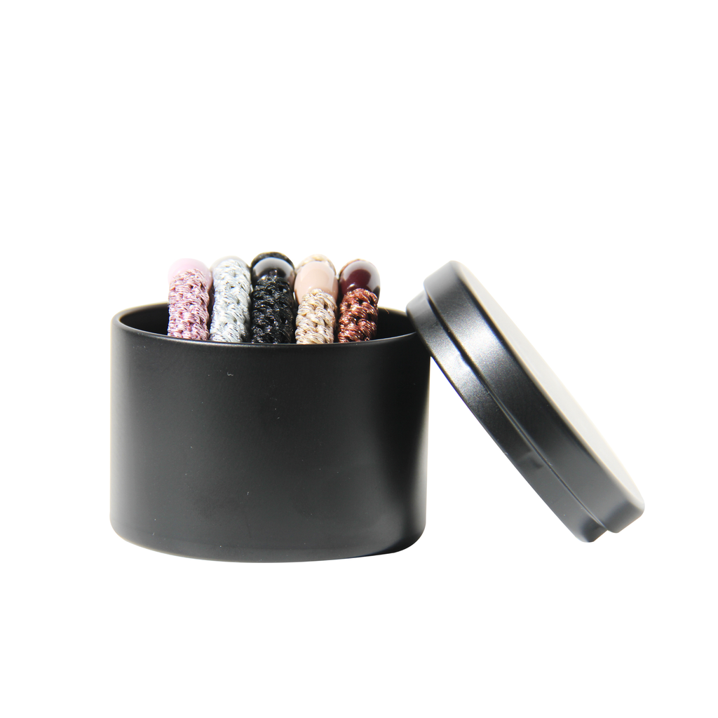 Set of 5 Glitter Hair Ties