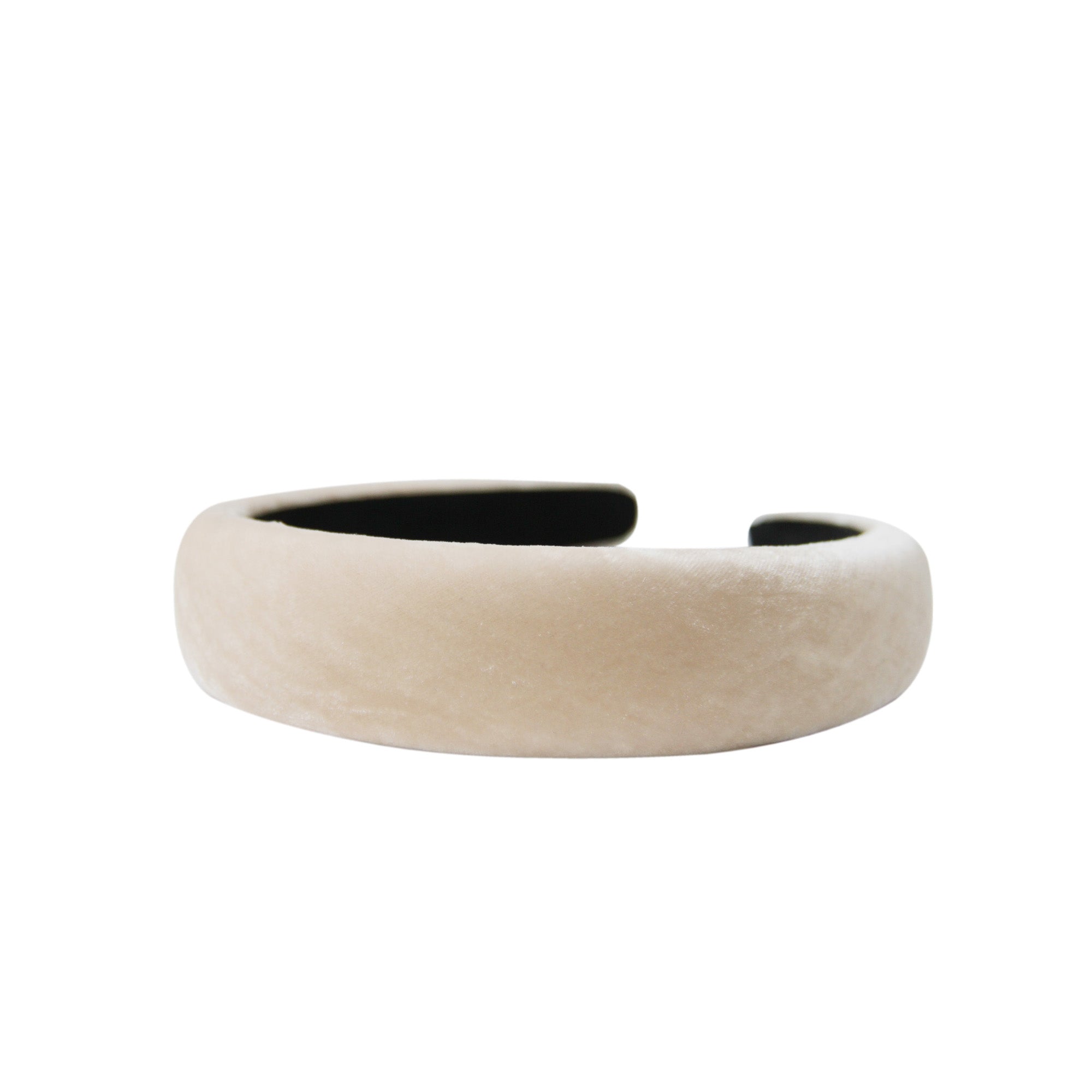 Champagne Silk Velvet Hairband