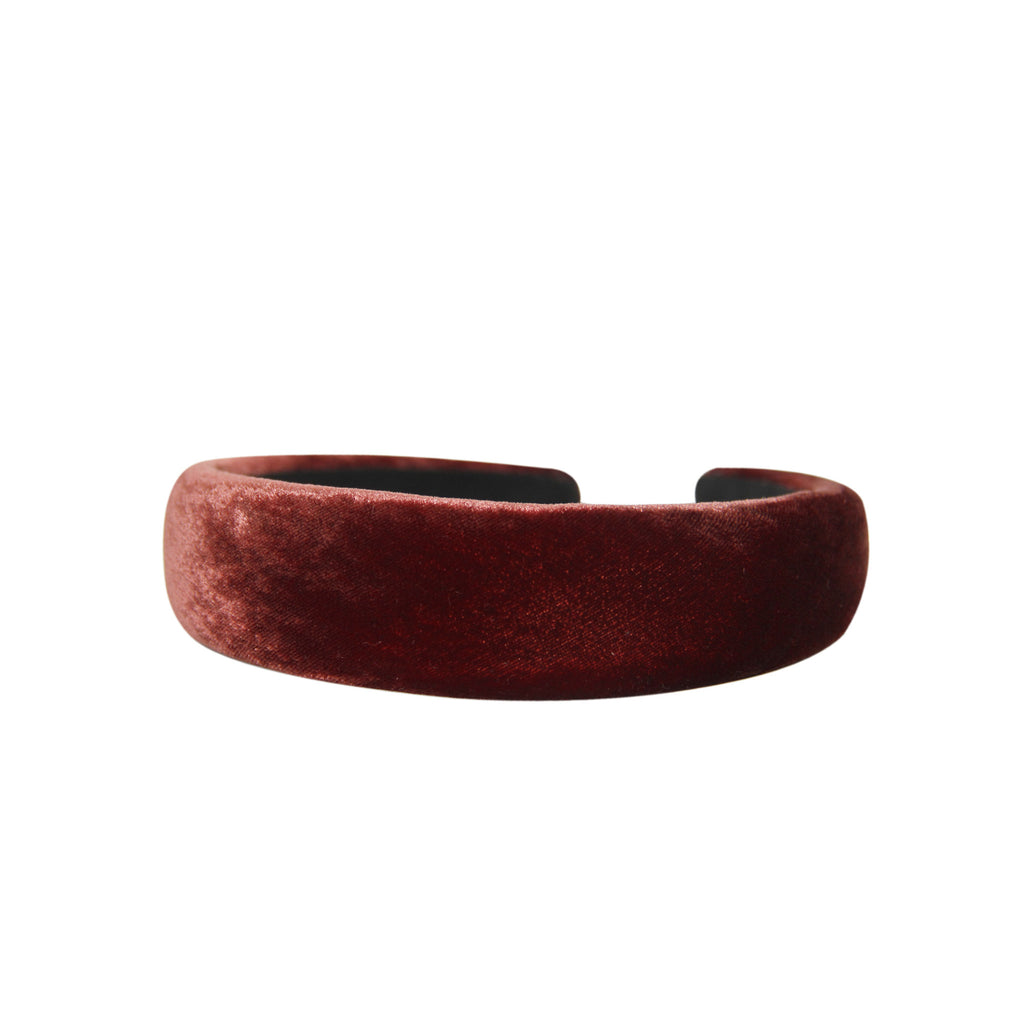 Bronze Silk Velvet Hairband
