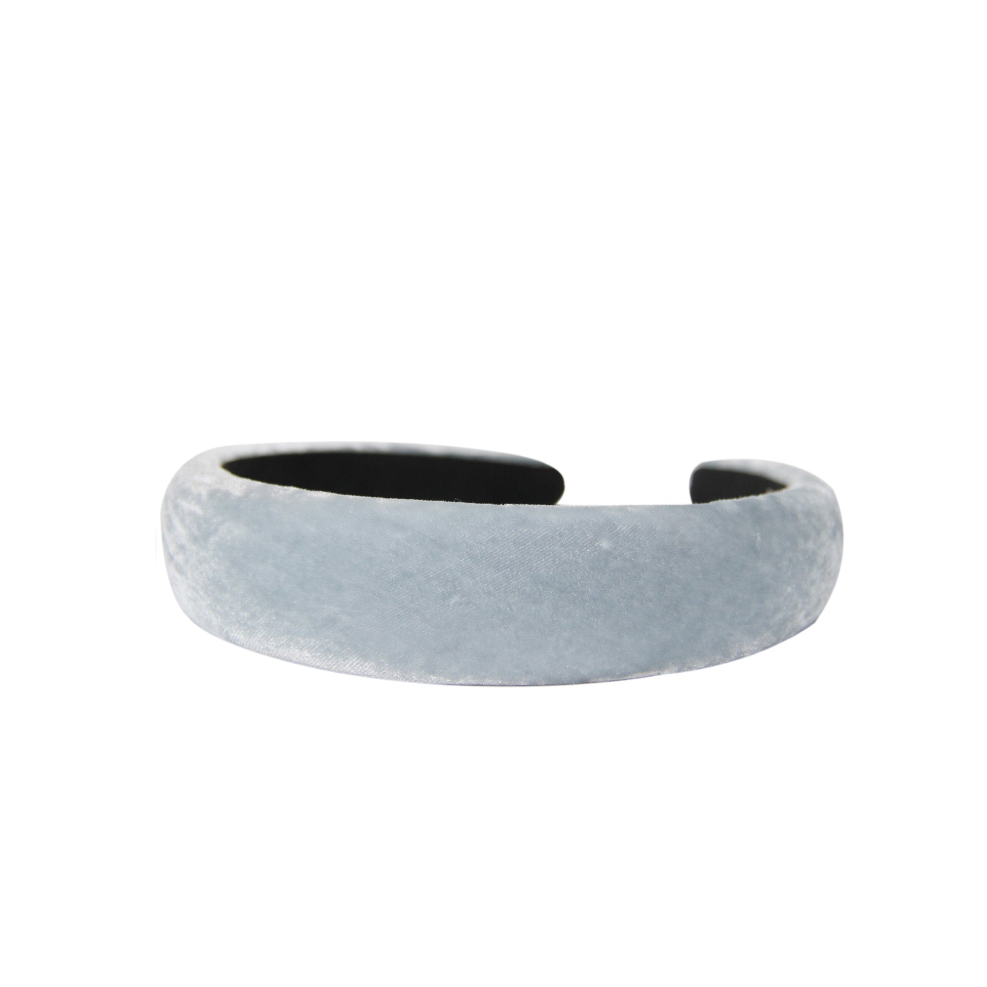 Light Blue Silk Velvet Hairband