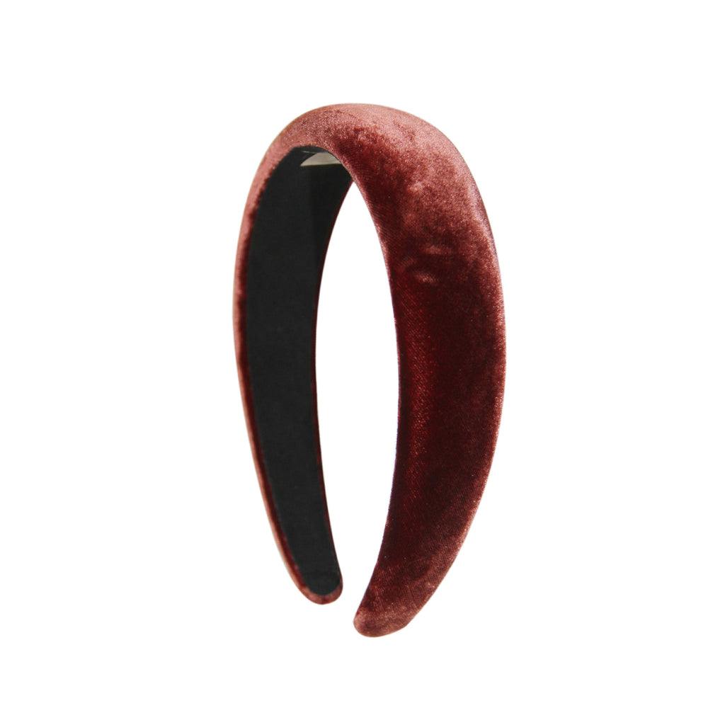 Bronze Silk Velvet Hairband