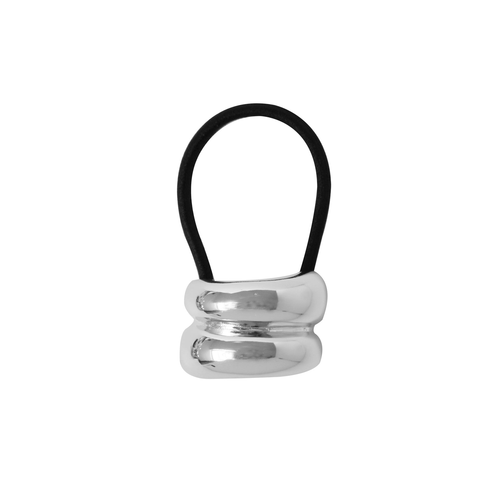 Double Silver Gold Ponytail Holder