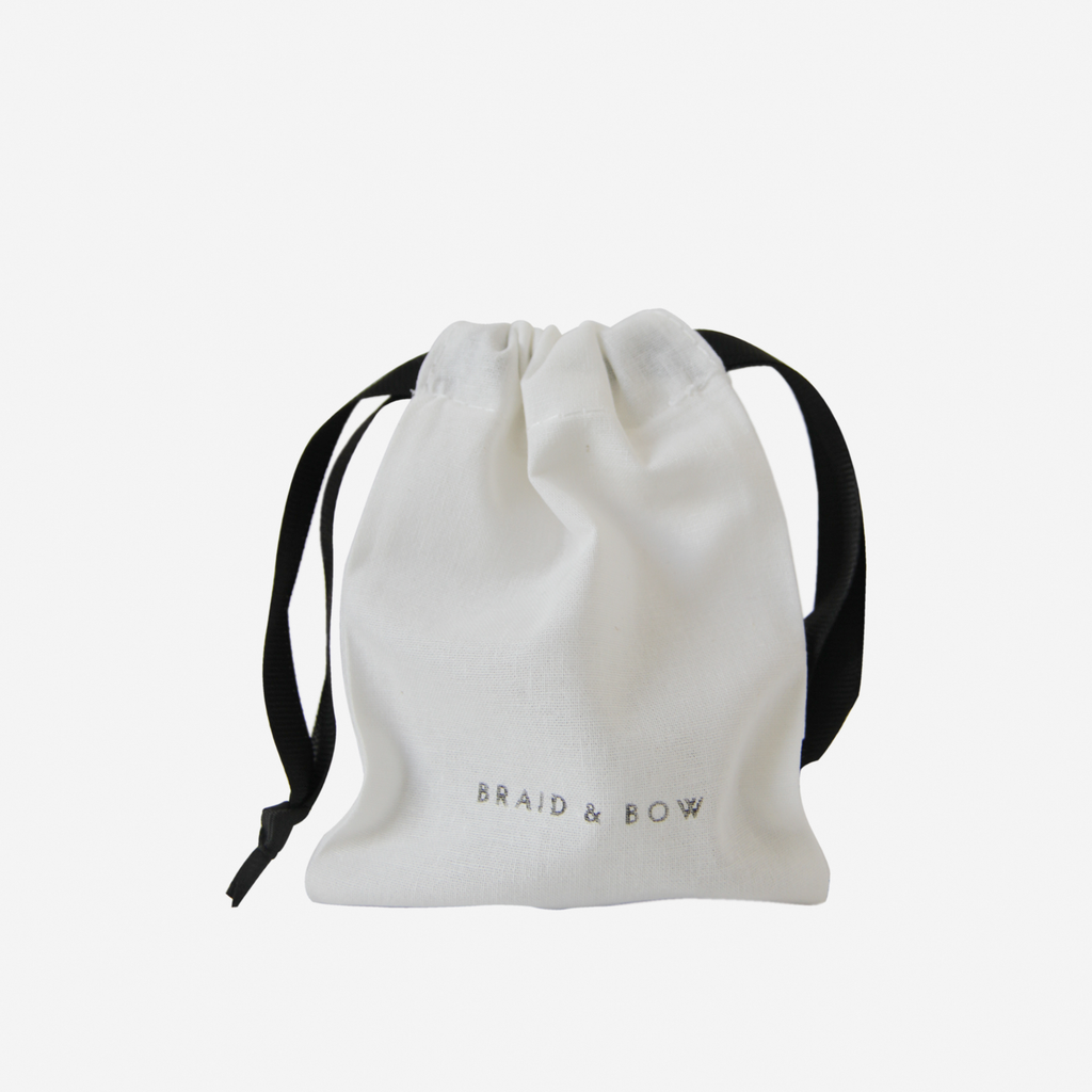 Silver Bow Hair Clip