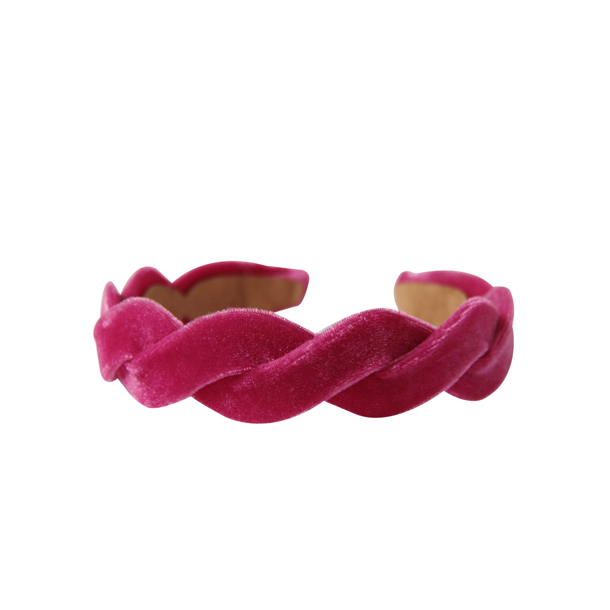 Pink Velvet Wave Headband