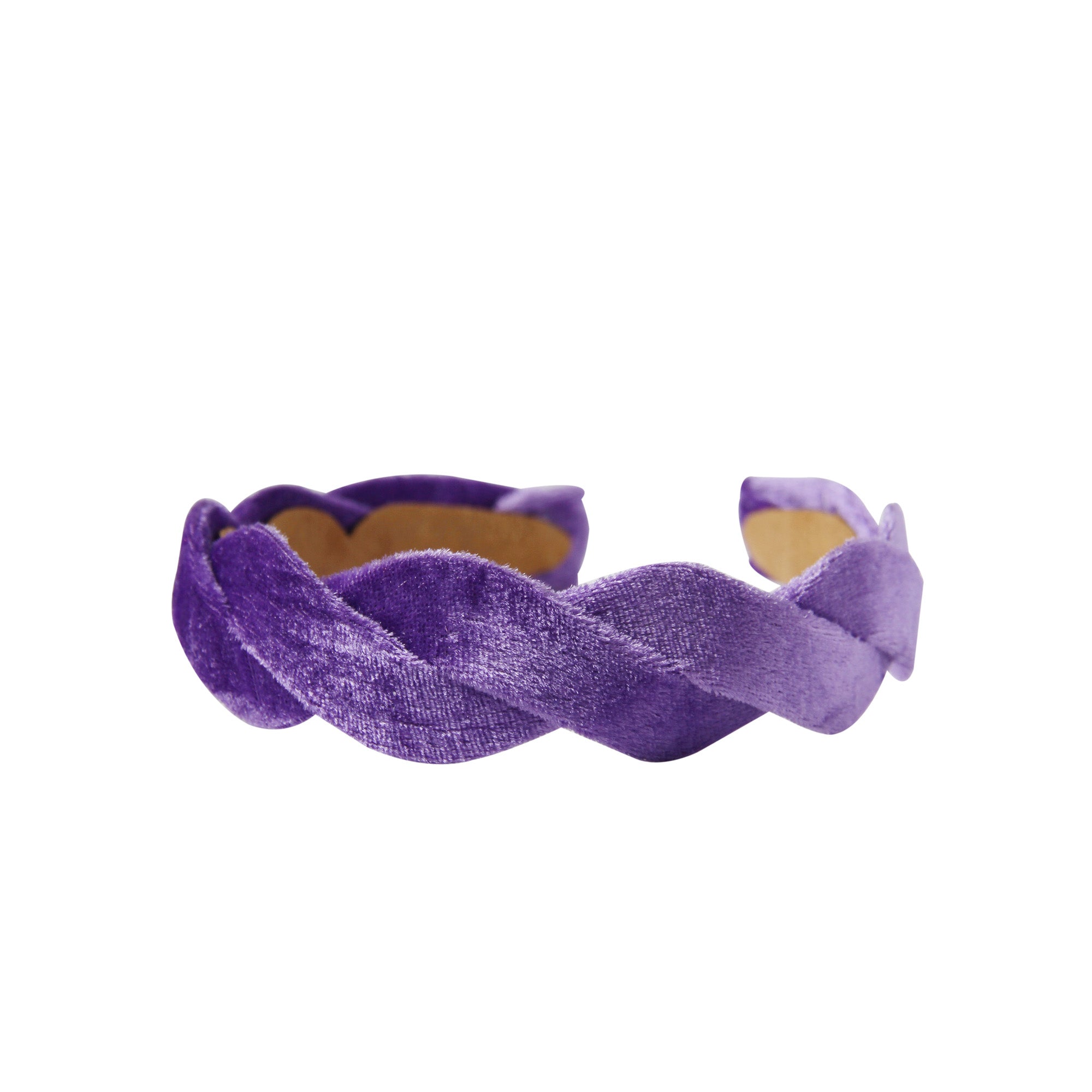 Purple Velvet Wave Headband