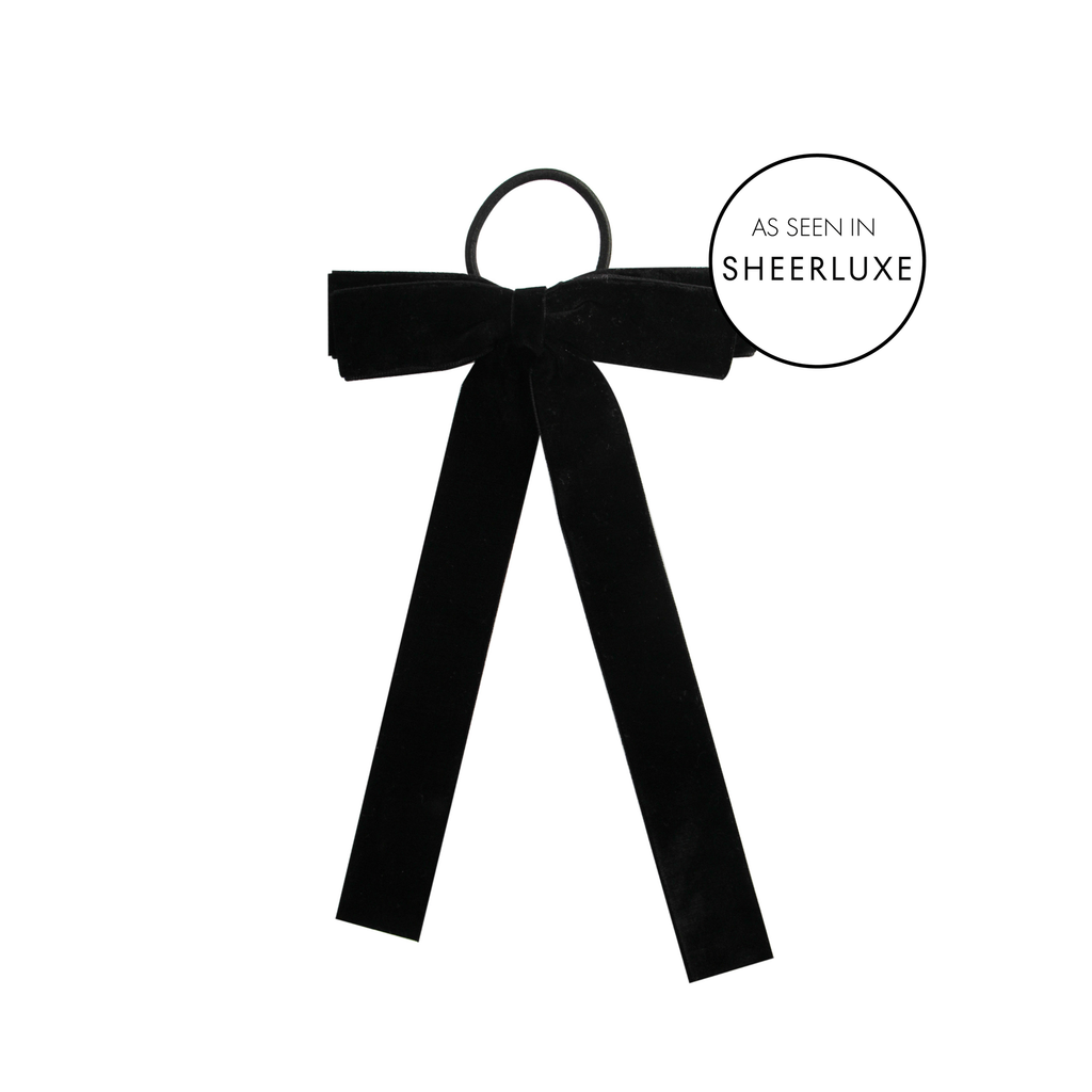 Velvet Bow Hair Tie