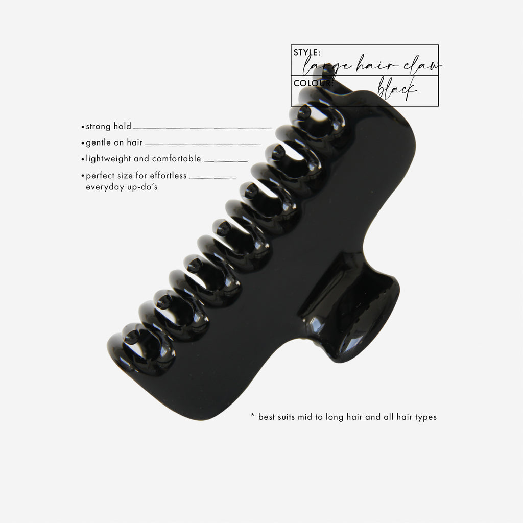 Large Black Hair Claw