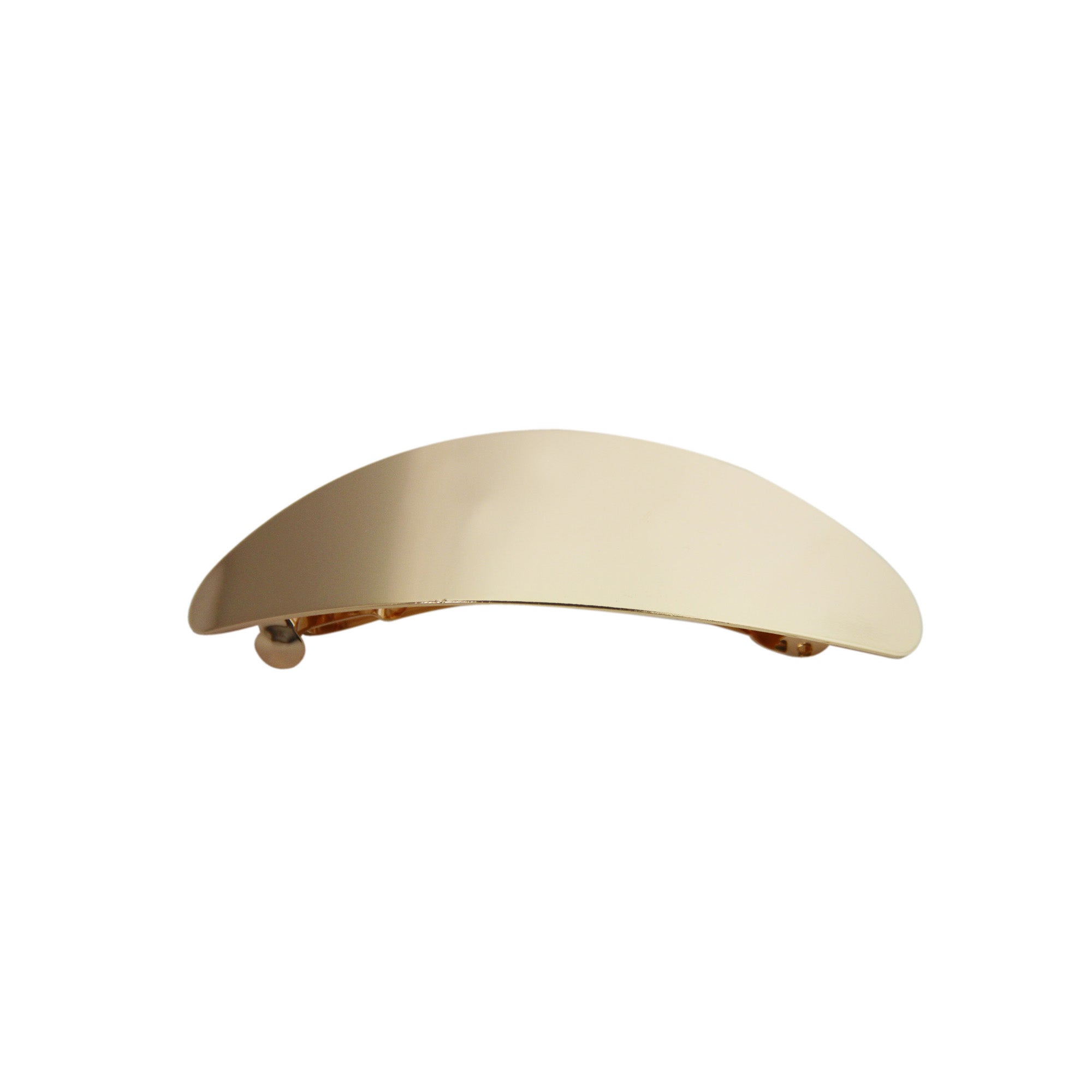 Gold Oval Hair Barrette