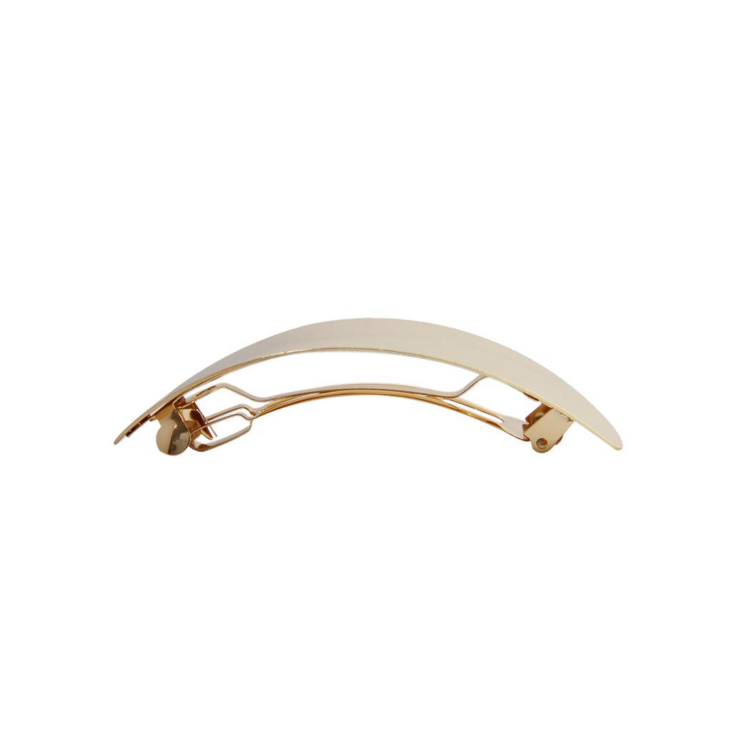 Gold Oval Hair Barrette
