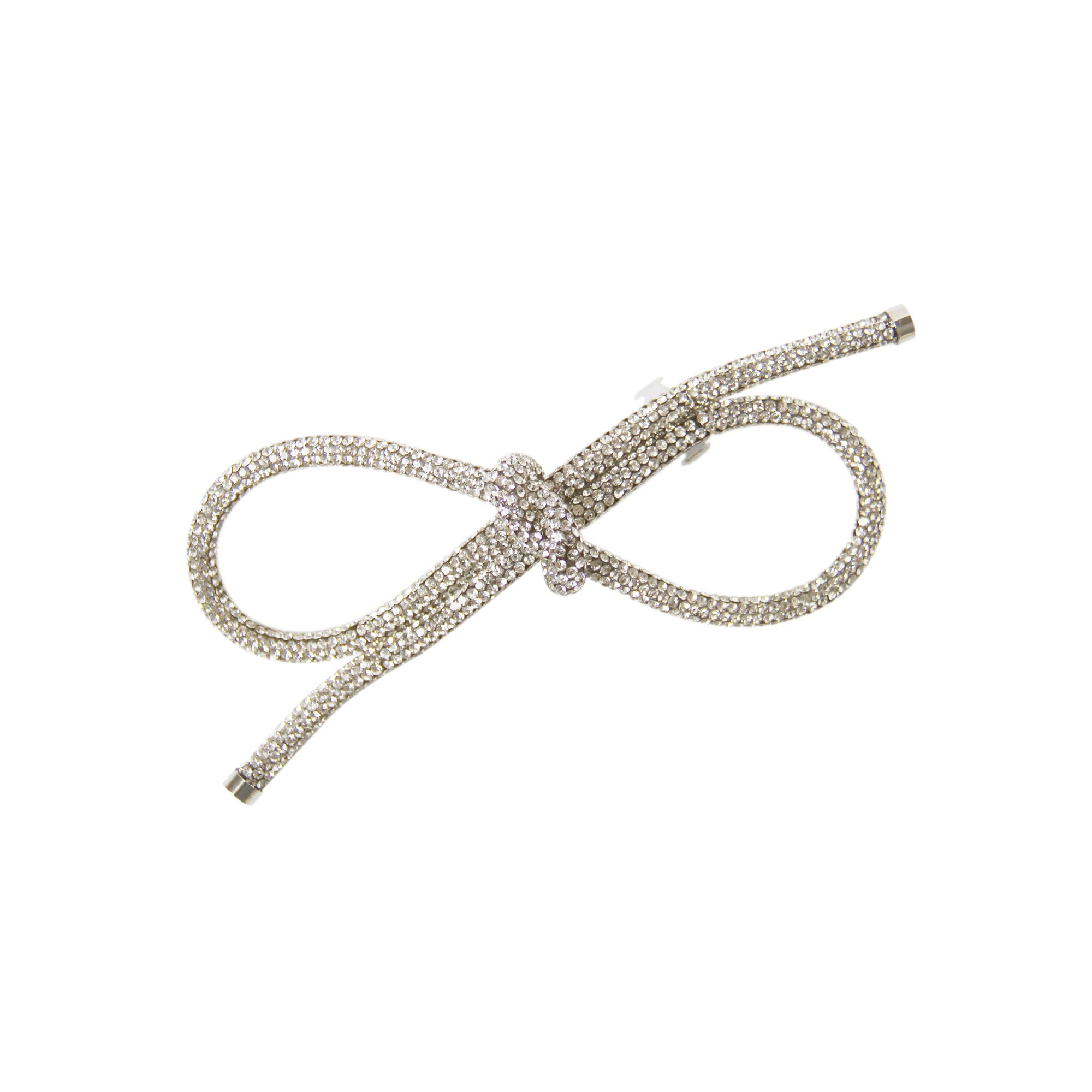 Oversized Crystal Bow Hair Clip